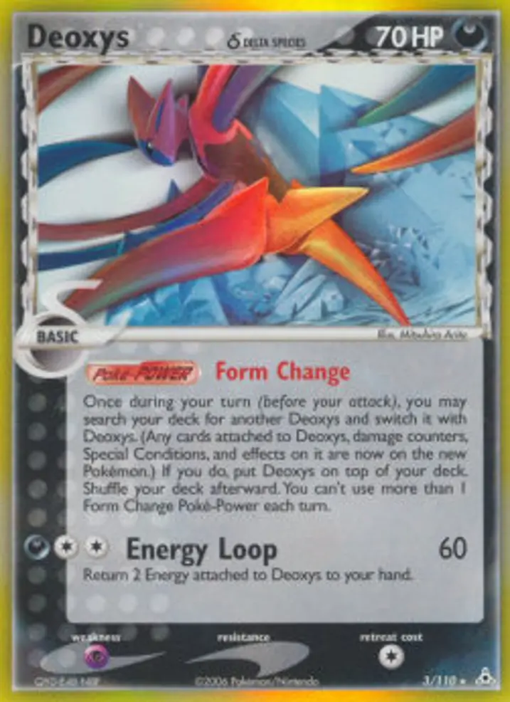 Deoxys δ Delta Species 