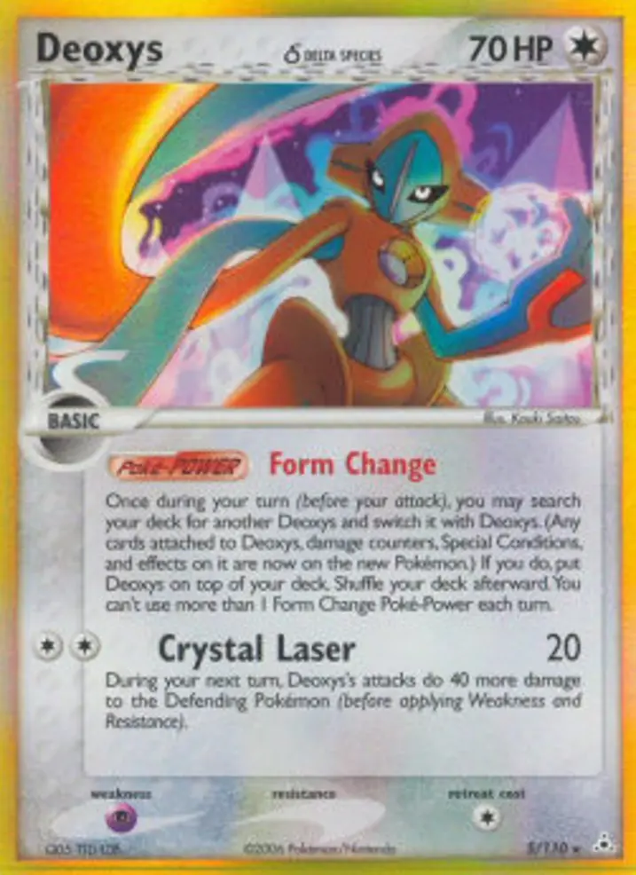 Deoxys δ Delta Species 