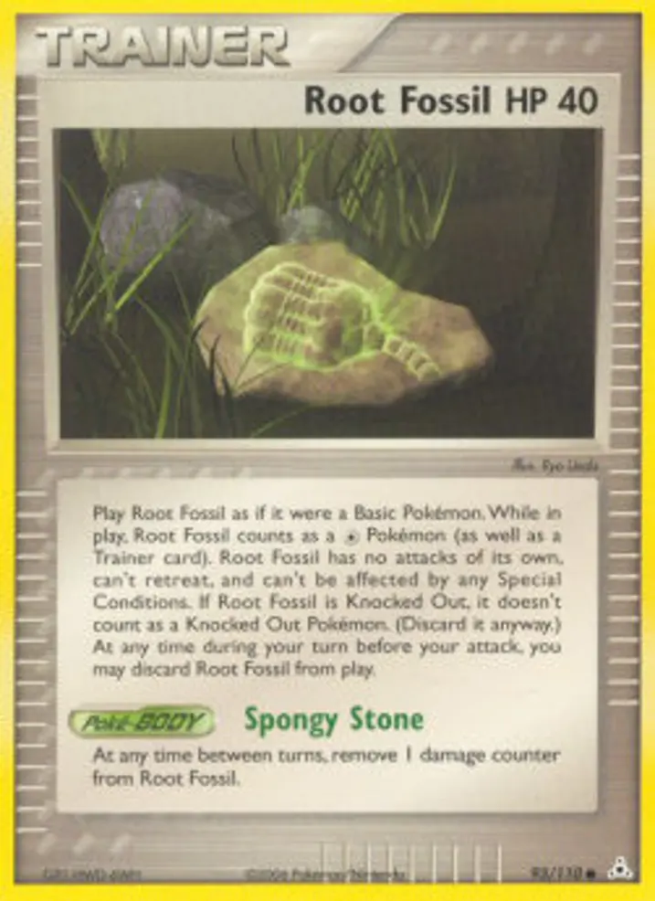 Root Fossil  Single: Pokemon EX Holon Phantoms Einzelkarte