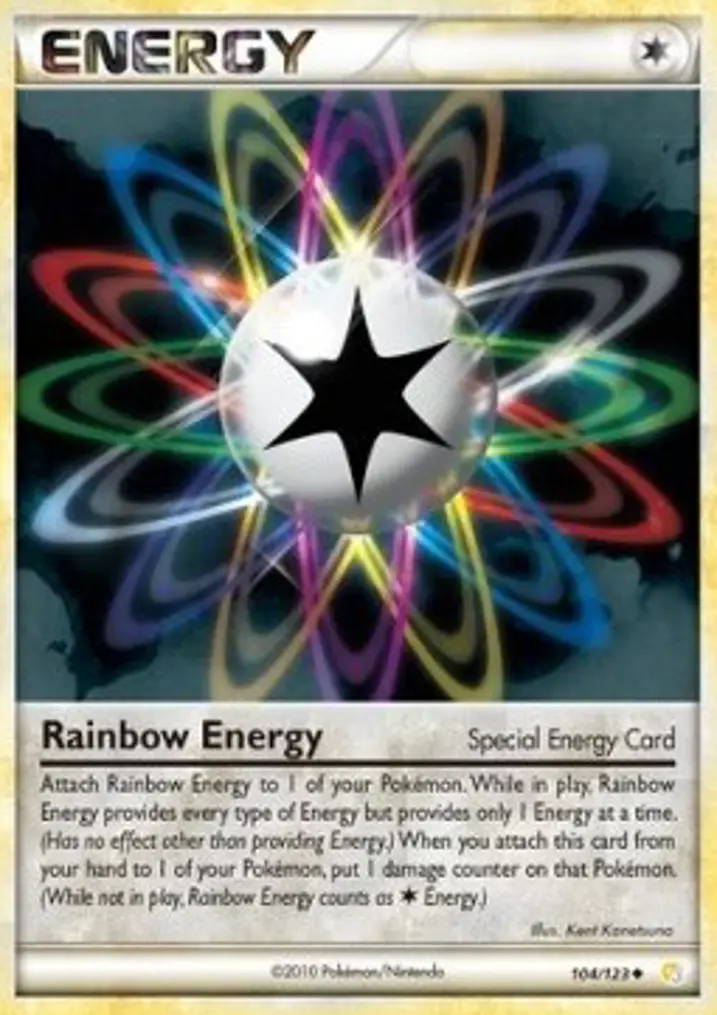Rainbow Energy Single: Pokemon HeartGold & SoulSilver Einzelkarte