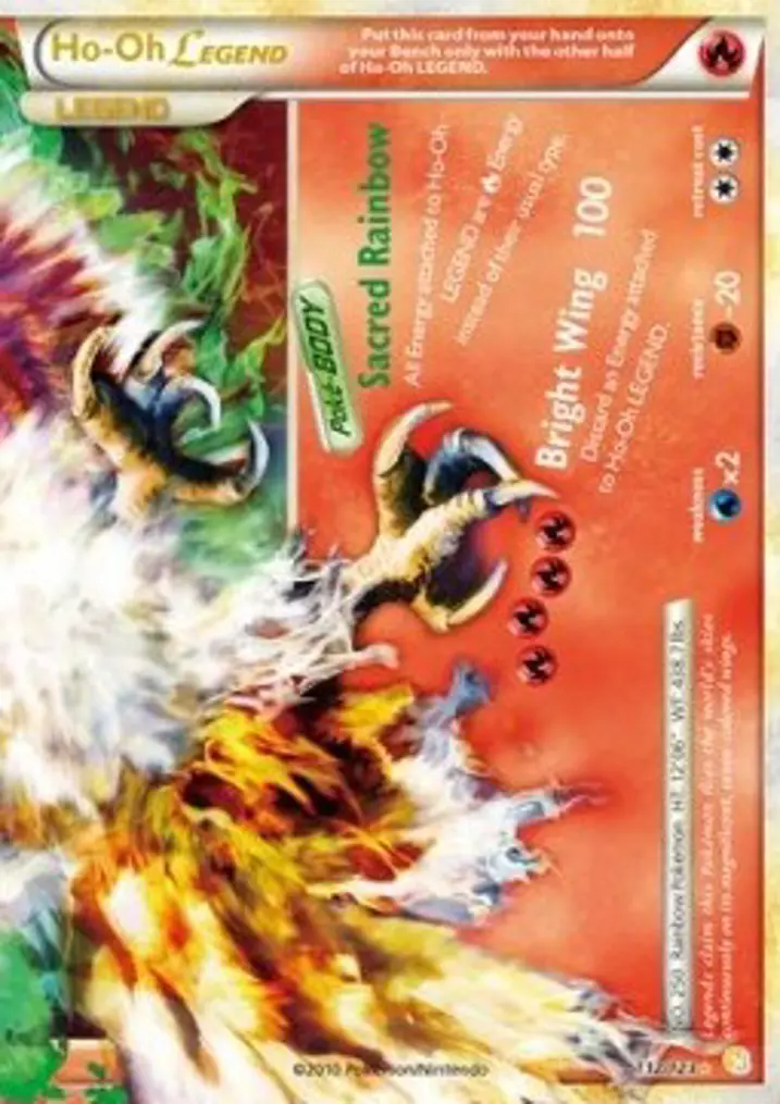 Ho-Oh LEGEND  Single: Pokemon HeartGold & SoulSilver Einzelkarte
