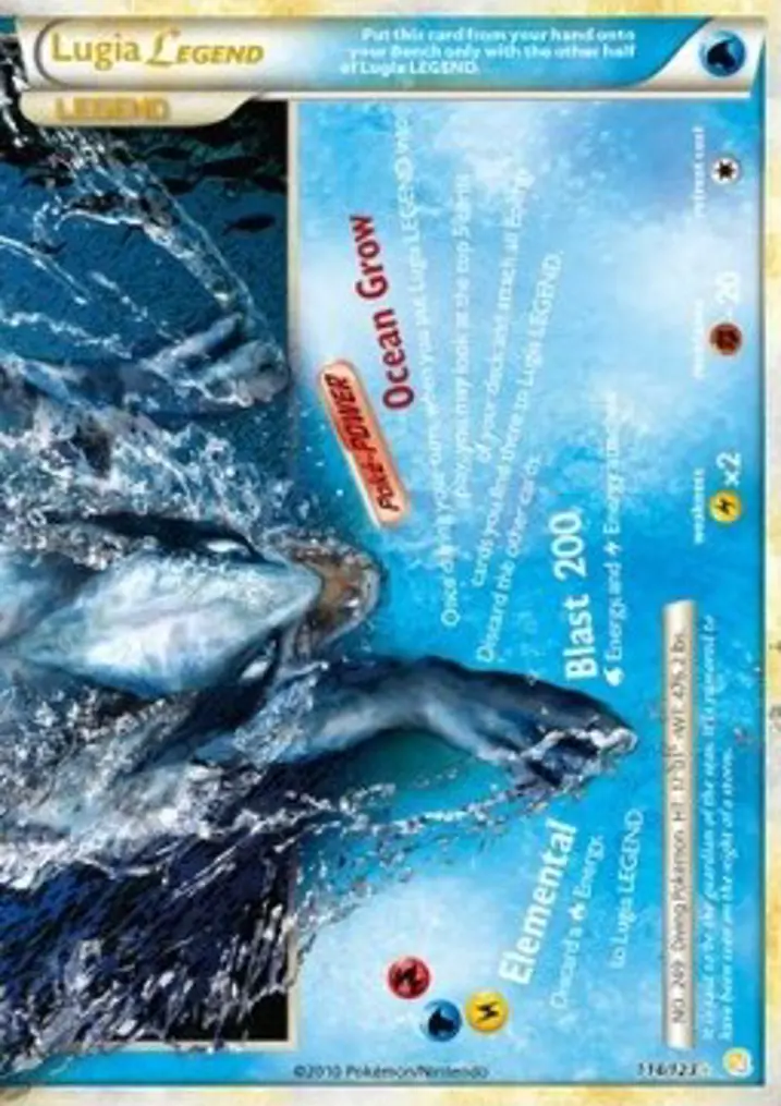 Lugia LEGEND  Single: Pokemon HeartGold & SoulSilver Einzelkarte