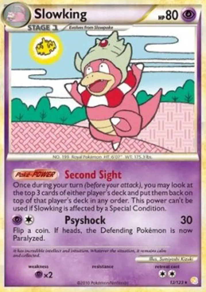 Slowking  Single: Pokemon HeartGold & SoulSilver Einzelkarte