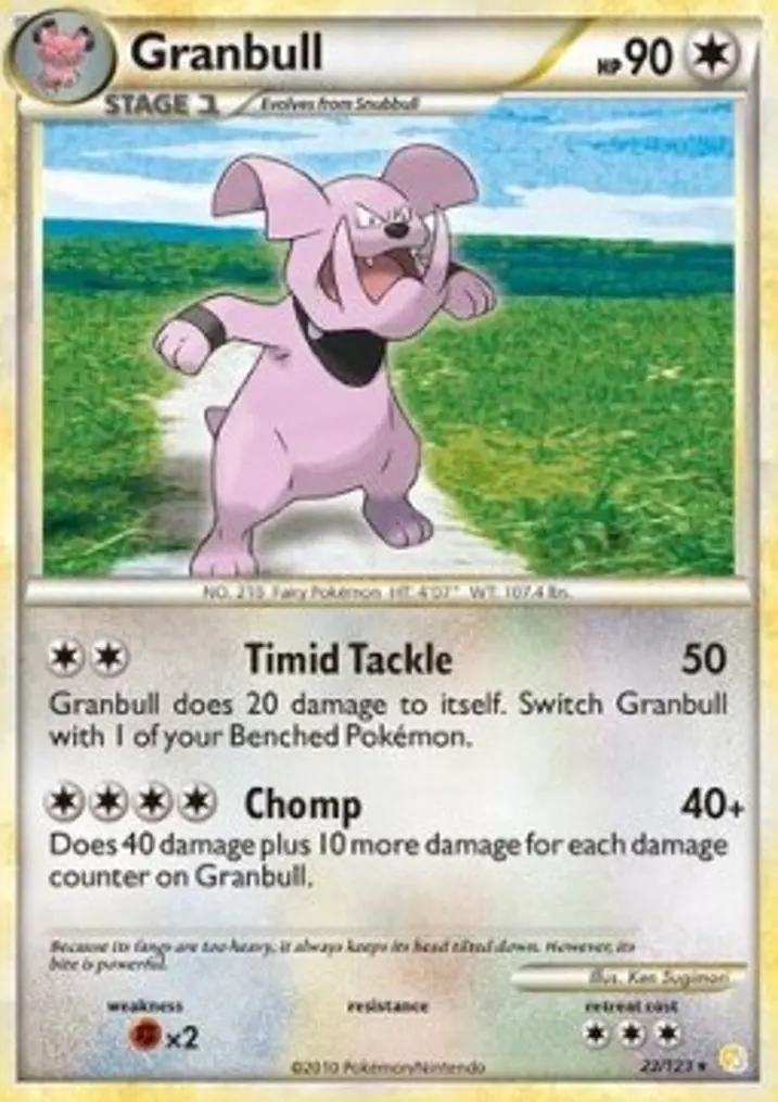 Granbull  Single: Pokemon HeartGold & SoulSilver Einzelkarte