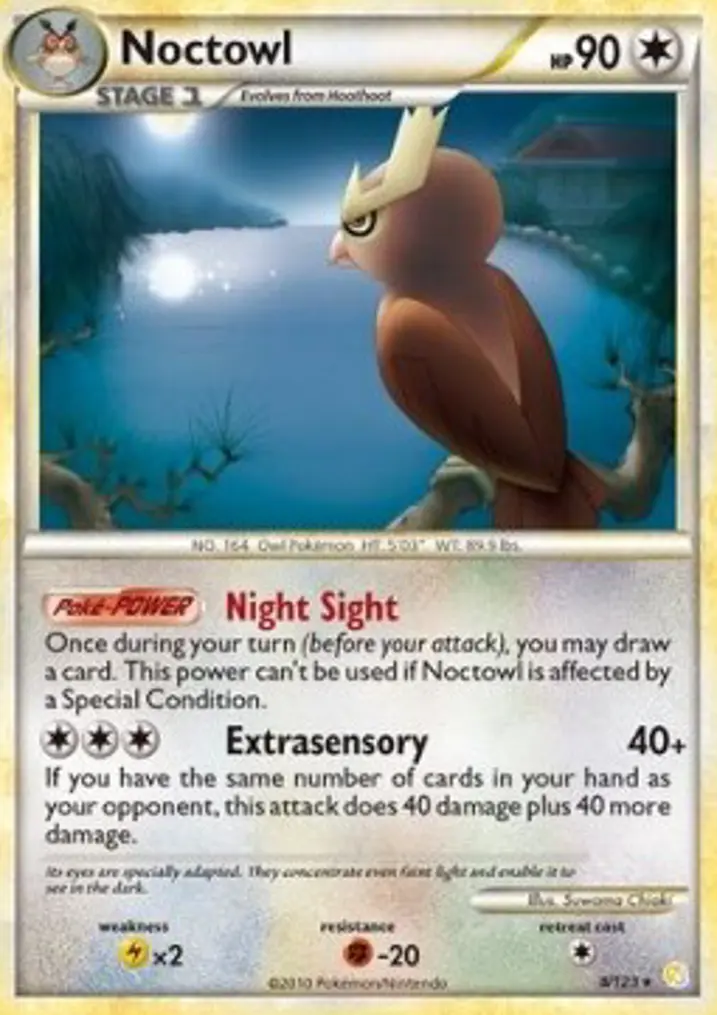 Noctowl  Single: Pokemon HeartGold & SoulSilver Einzelkarte