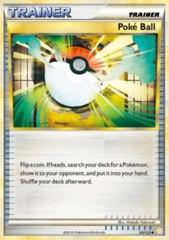 Poké Ball Single: Pokemon HeartGold & SoulSilver Einzelkarte