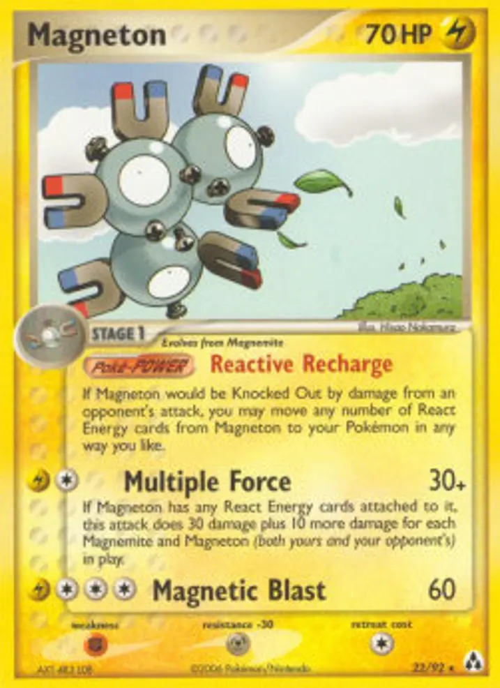 Magneton  Single: Pokemon EX Legend Maker Einzelkarte