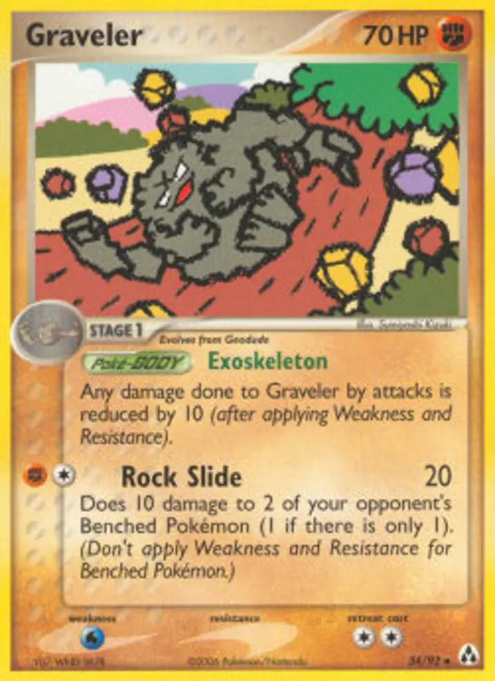Graveler  Single: Pokemon EX Legend Maker Einzelkarte