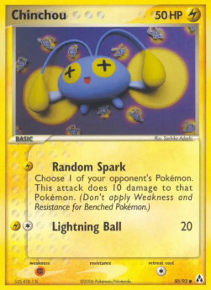 Chinchou  Single: Pokemon EX Legend Maker Einzelkarte
