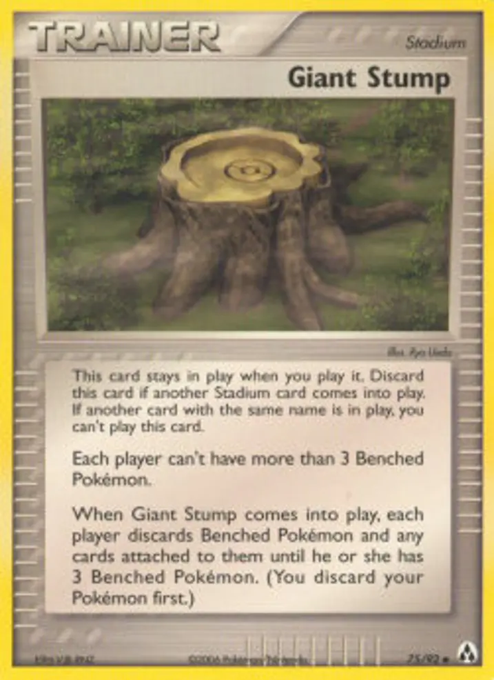 Giant Stump Single: Pokemon EX Legend Maker Einzelkarte