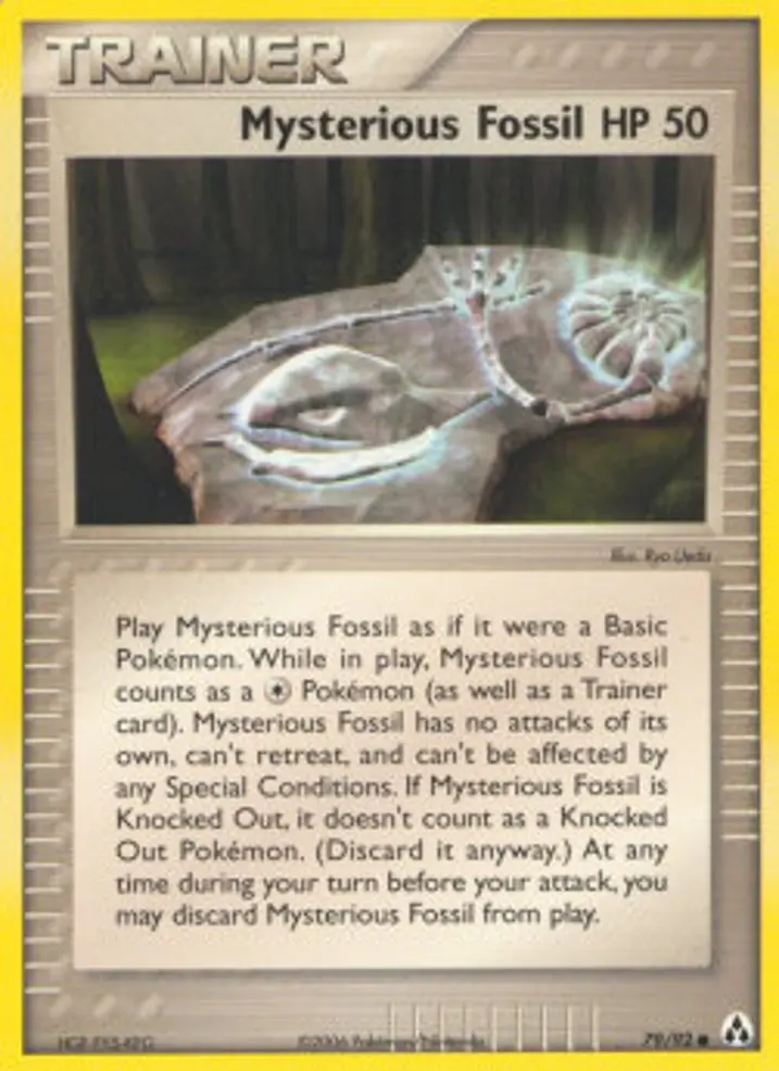 Mysterious Fossil Single: Pokemon EX Legend Maker Einzelkarte