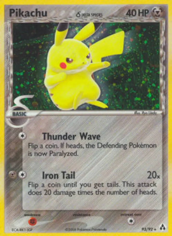 Pikachu δ Delta Species 