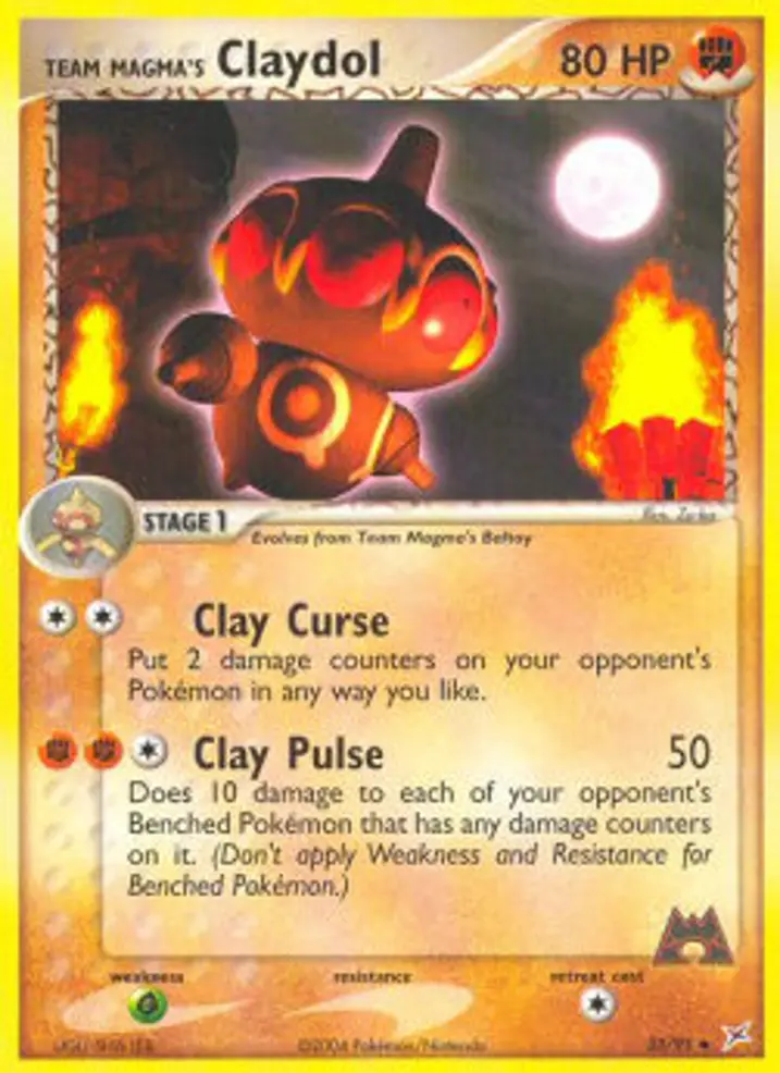 Team Magma's Claydol  Single: Pokemon EX Team Magma vs Team Aqua Einzelkarte