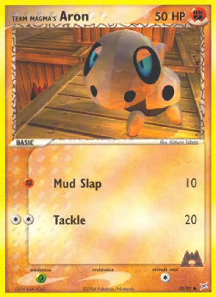 Team Magma's Aron  Single: Pokemon EX Team Magma vs Team Aqua Einzelkarte