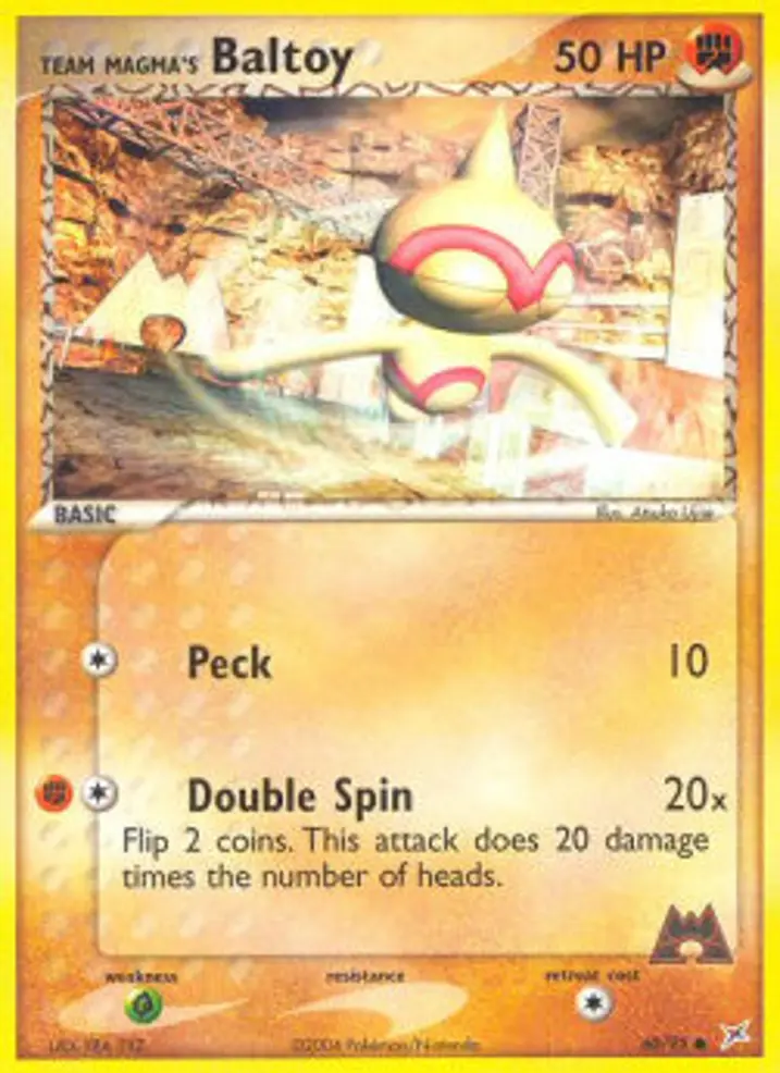 Team Magma's Baltoy  Single: Pokemon EX Team Magma vs Team Aqua Einzelkarte