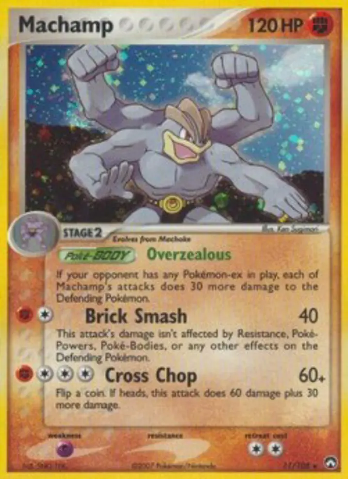 Machamp  Single: Pokemon EX Power Keepers Einzelkarte