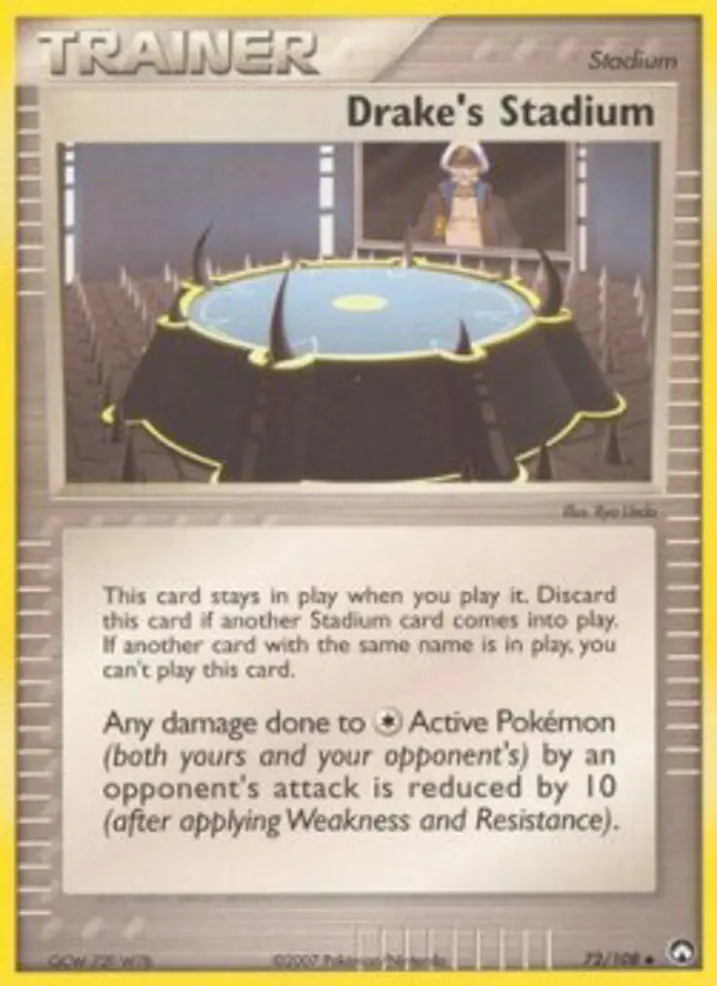 Drake's Stadium Single: Pokemon EX Power Keepers Einzelkarte