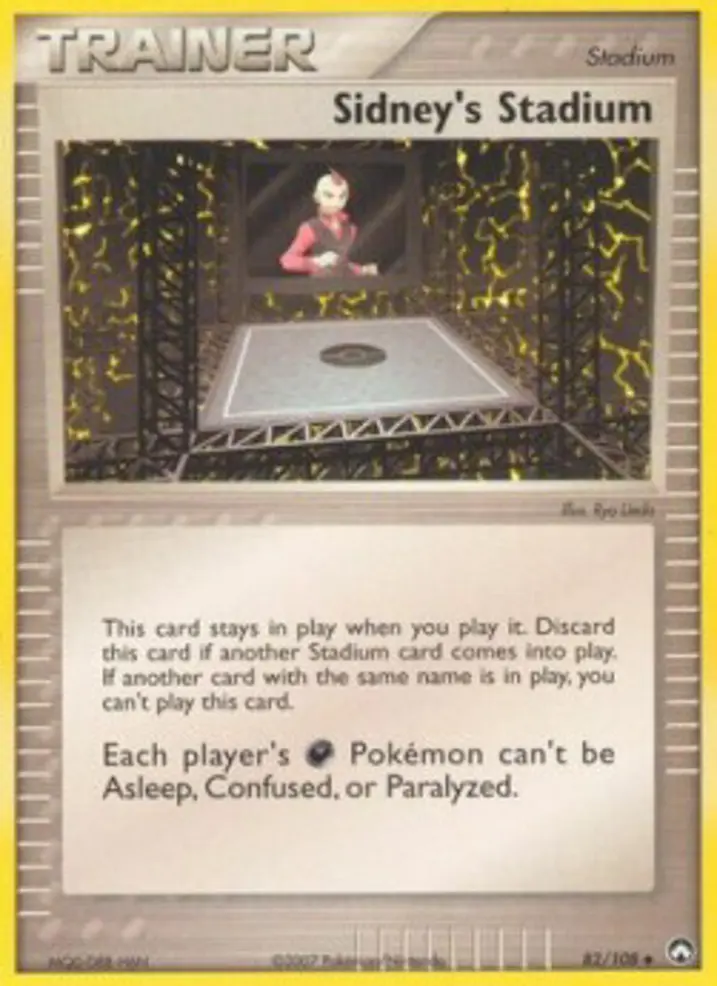 Sidney's Stadium Single: Pokemon EX Power Keepers Einzelkarte