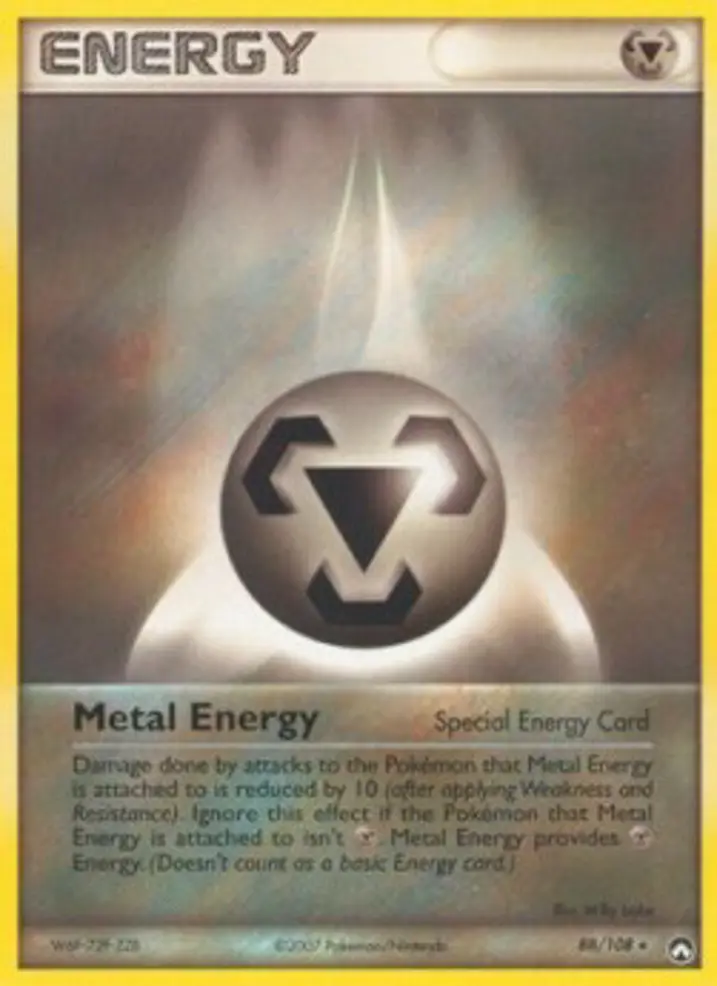 Metal Energy  Single: Pokemon EX Power Keepers Einzelkarte