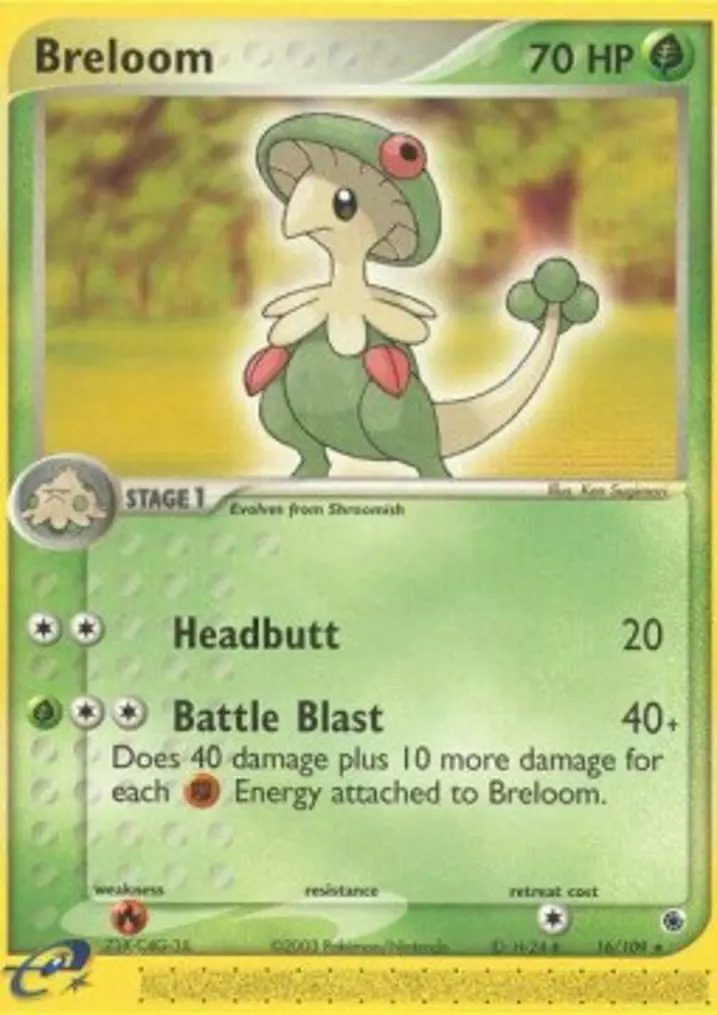 Breloom  Single: Pokemon EX Ruby & Sapphire Einzelkarte