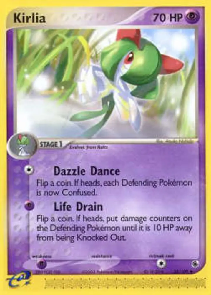 Kirlia  Single: Pokemon EX Ruby & Sapphire Einzelkarte