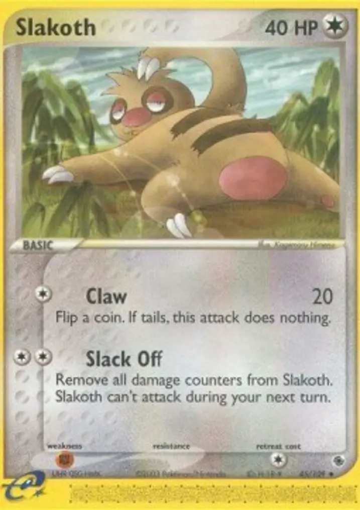 Slakoth  Single: Pokemon EX Ruby & Sapphire Einzelkarte