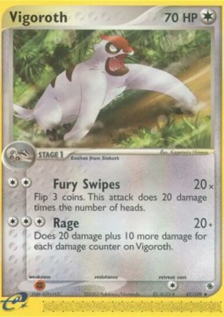 Vigoroth  Single: Pokemon EX Ruby & Sapphire Einzelkarte