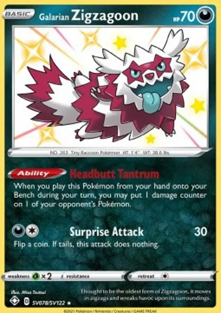 Galarian Zigzagoon 