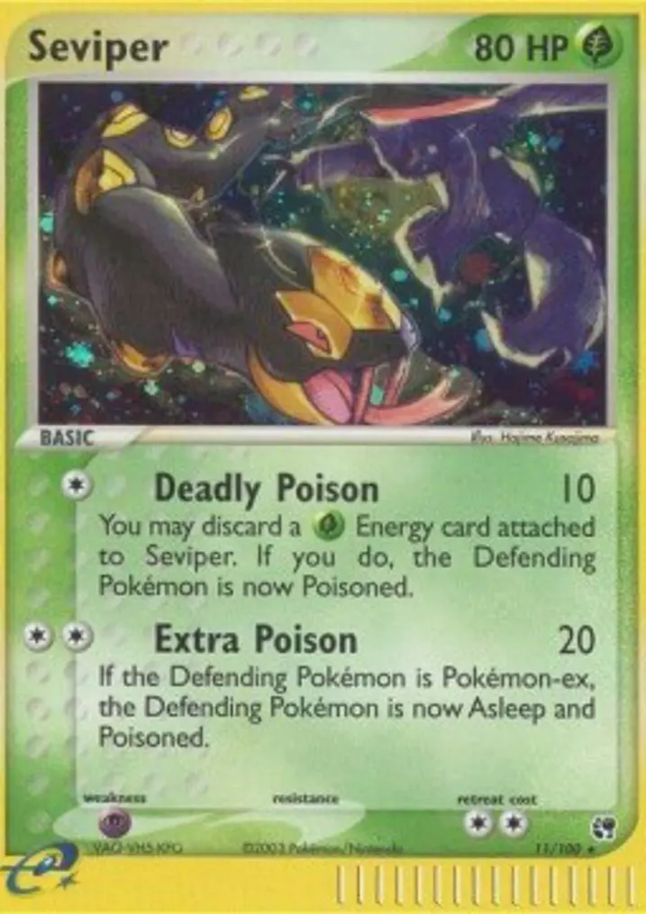 Seviper  Single: Pokemon EX Sandstorm Einzelkarte