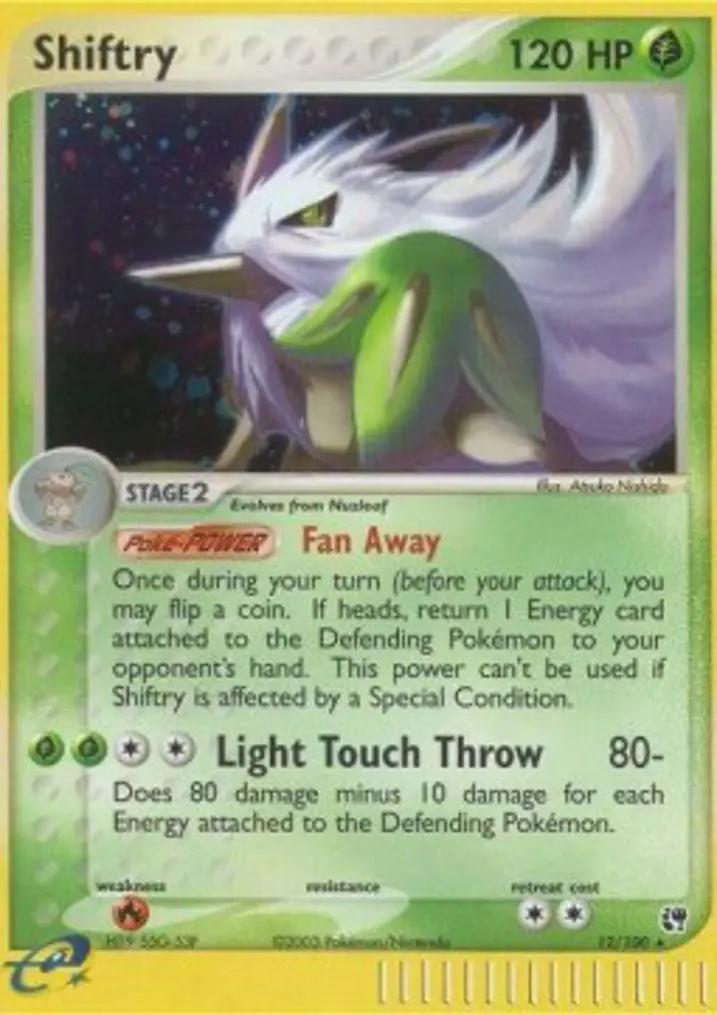 Shiftry  Single: Pokemon EX Sandstorm Einzelkarte