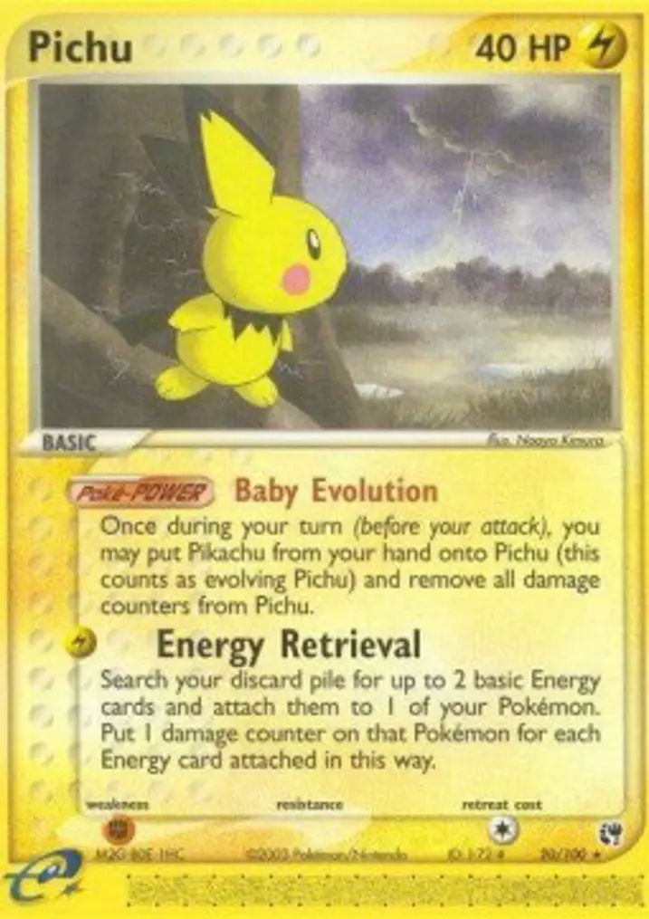 Pichu  Single: Pokemon EX Sandstorm Einzelkarte