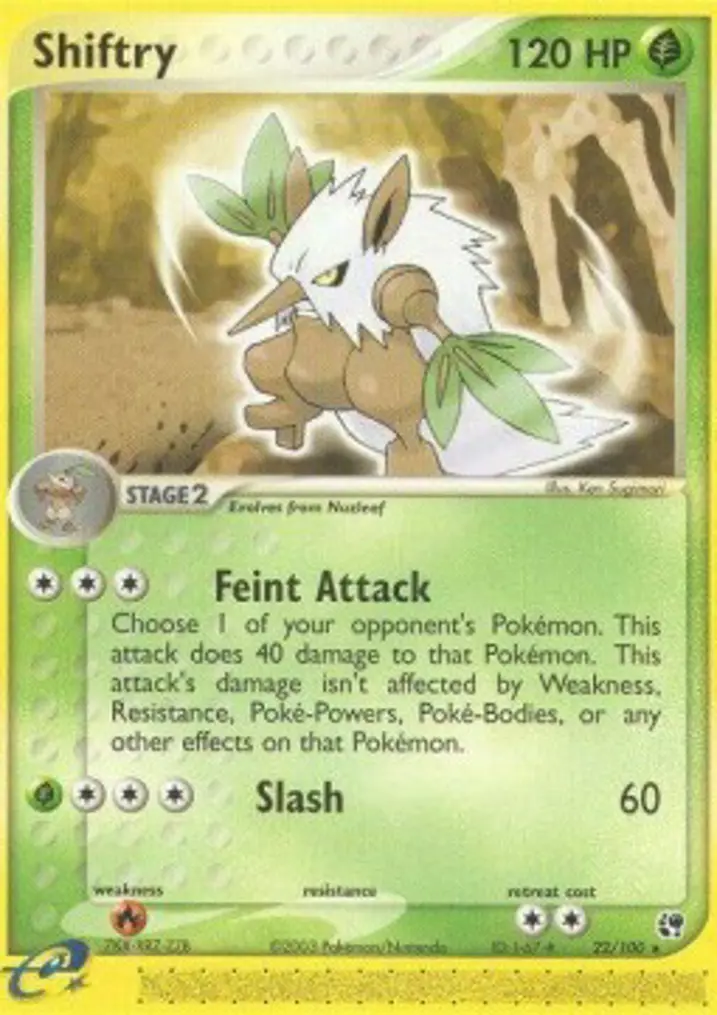 Shiftry  Single: Pokemon EX Sandstorm Einzelkarte