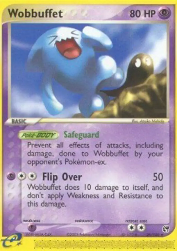 Wobbuffet  Single: Pokemon EX Sandstorm Einzelkarte