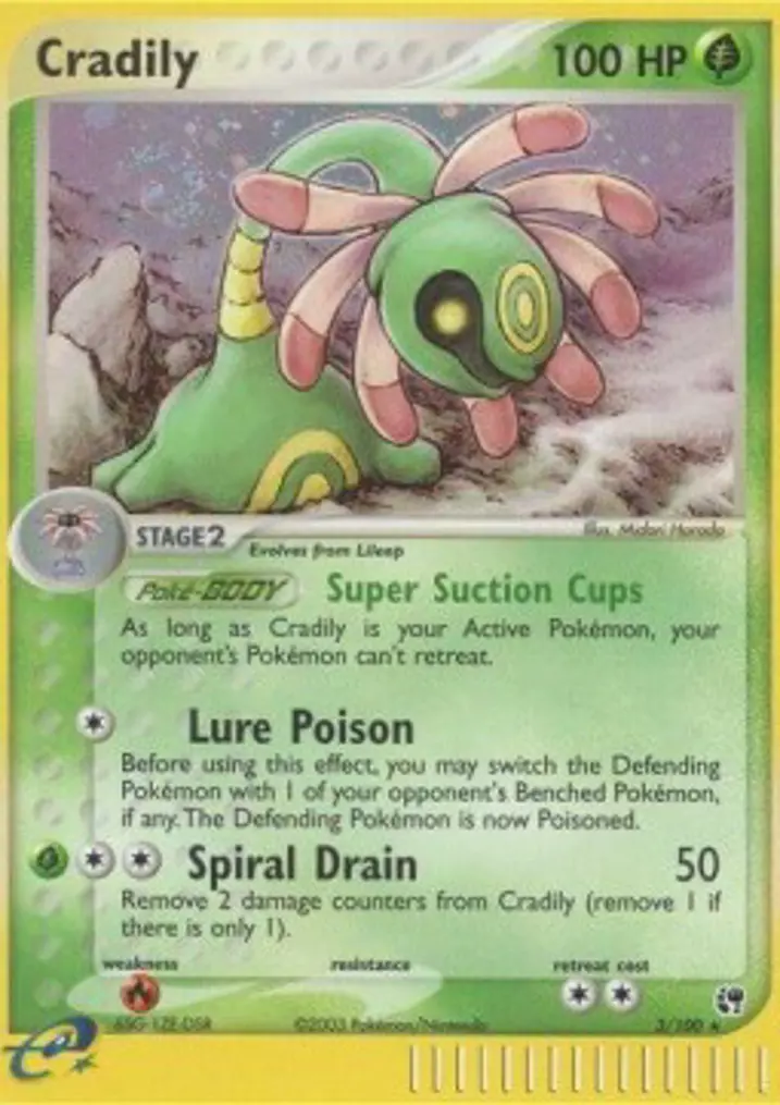 Cradily  Single: Pokemon EX Sandstorm Einzelkarte