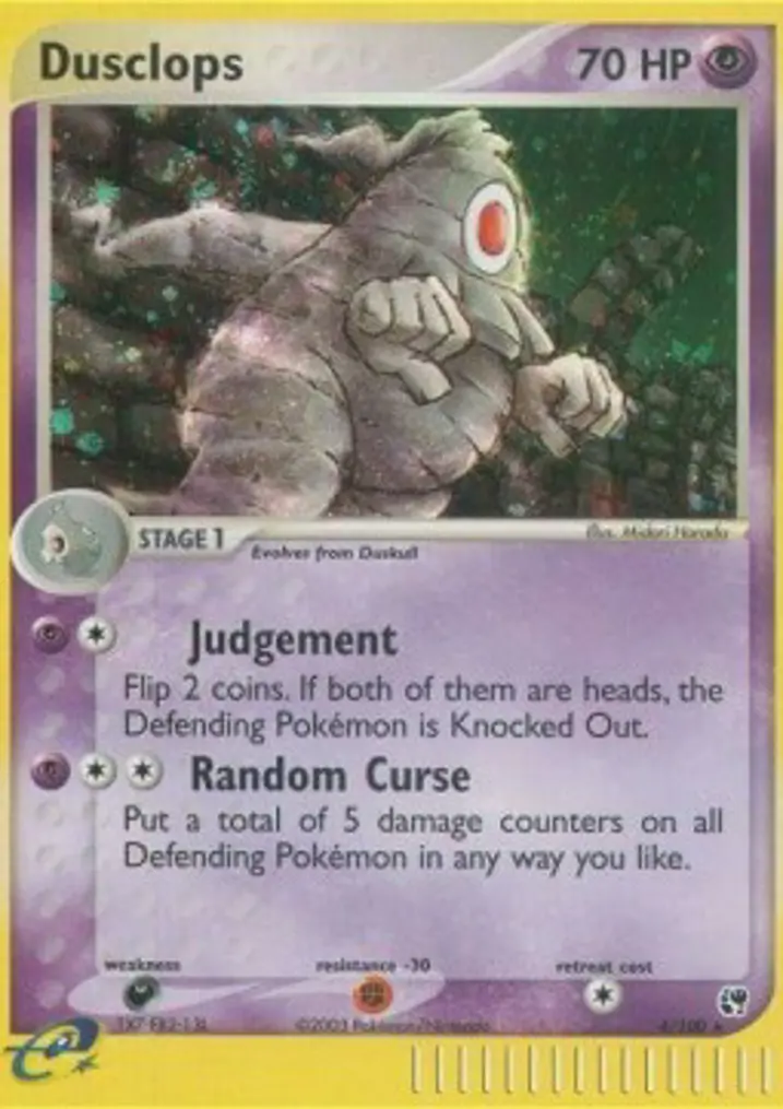 Dusclops  Single: Pokemon EX Sandstorm Einzelkarte