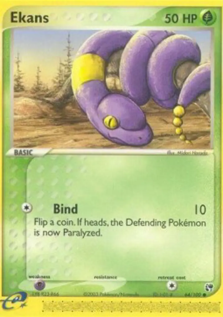 Ekans  Single: Pokemon EX Sandstorm Einzelkarte