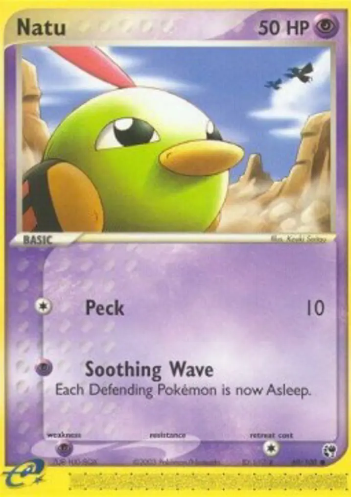 Natu  Single: Pokemon EX Sandstorm Einzelkarte