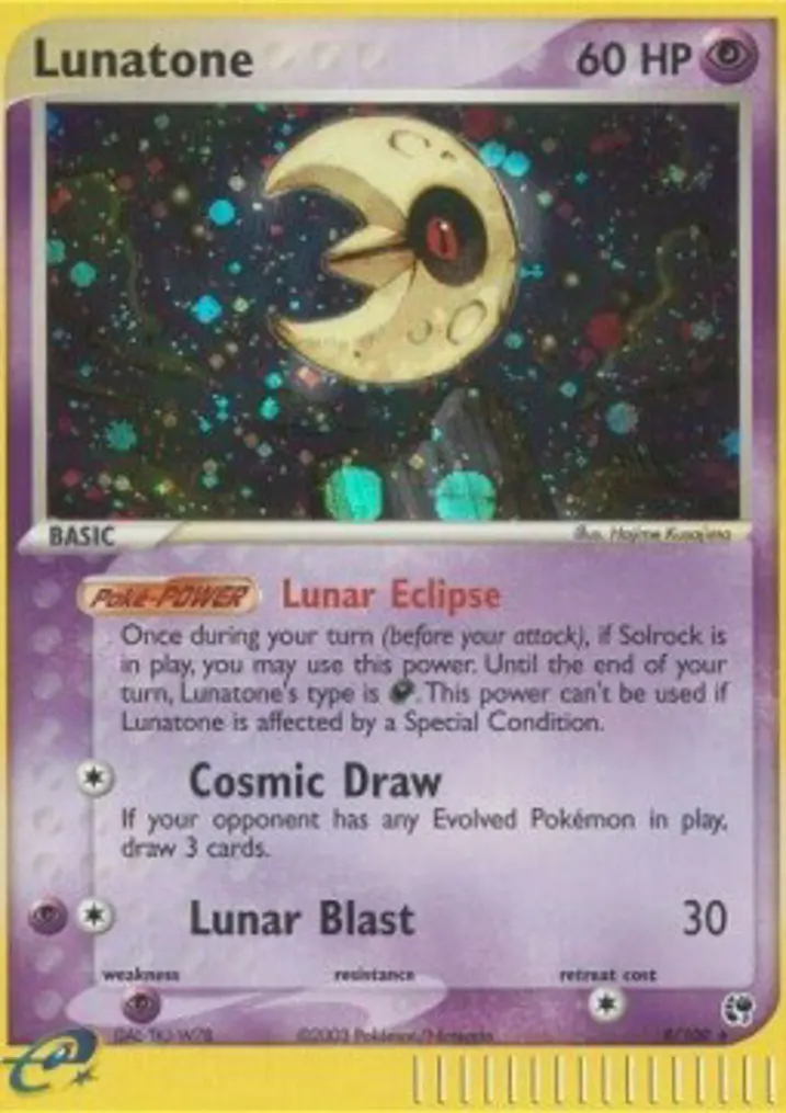 Lunatone  Single: Pokemon EX Sandstorm Einzelkarte