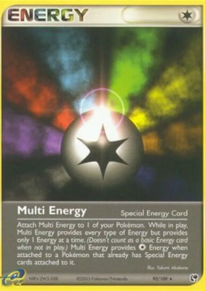 Multi Energy Single: Pokemon EX Sandstorm Einzelkarte