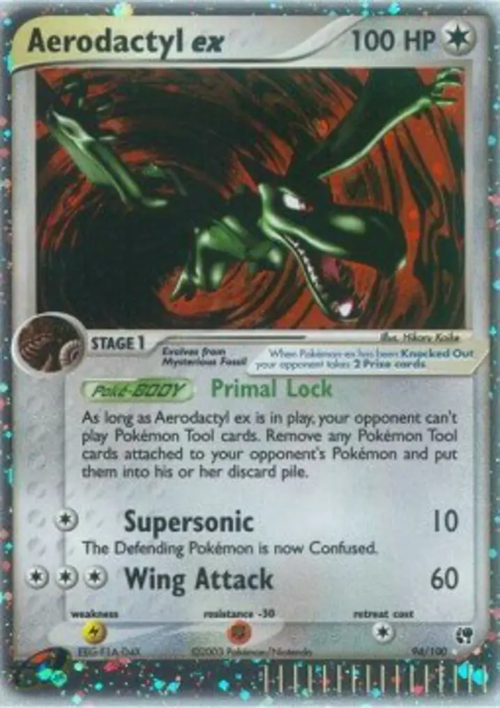 Aerodactyl ex  Single: Pokemon EX Sandstorm Einzelkarte