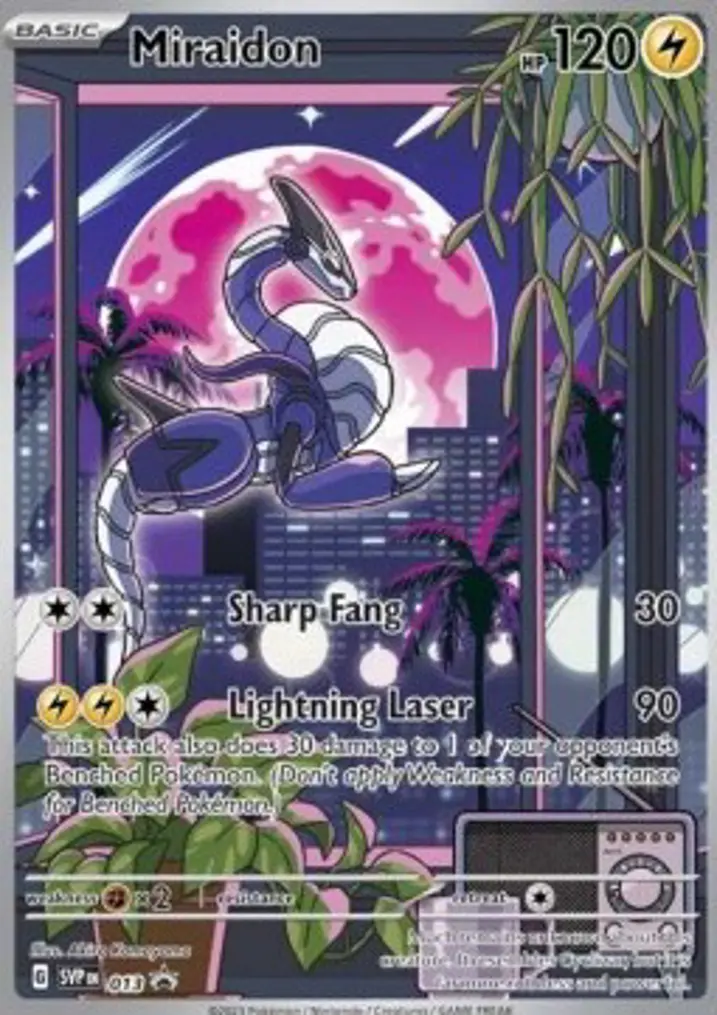 Miraidon  Single: Pokemon SV Black Star Promos Einzelkarte
