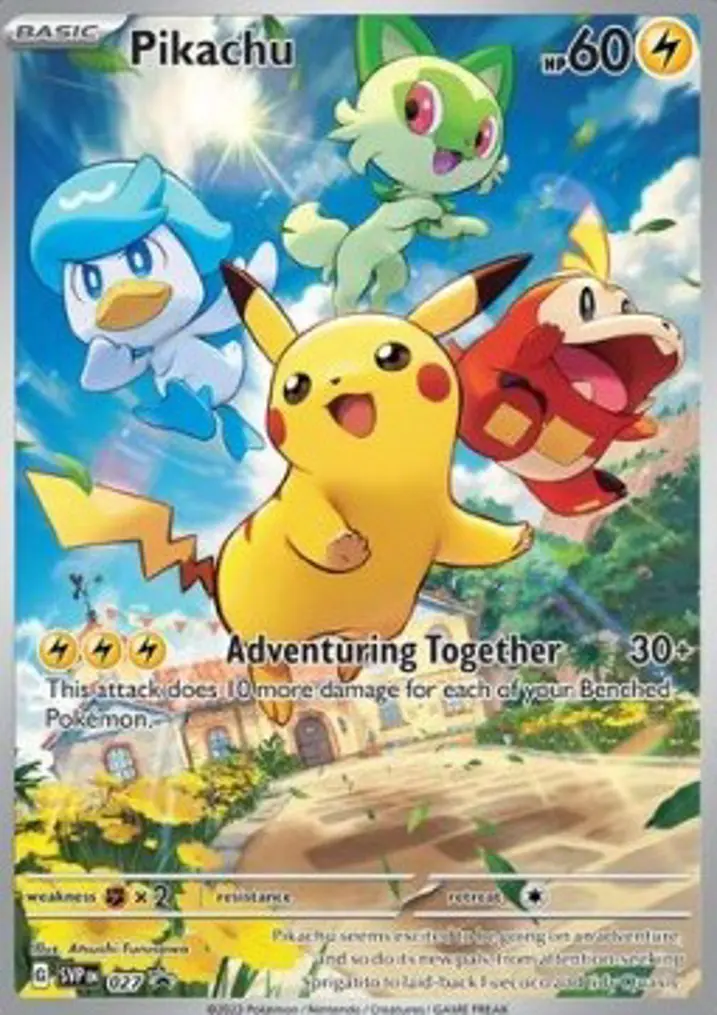 Pikachu  Single: Pokemon SV Black Star Promos Einzelkarte