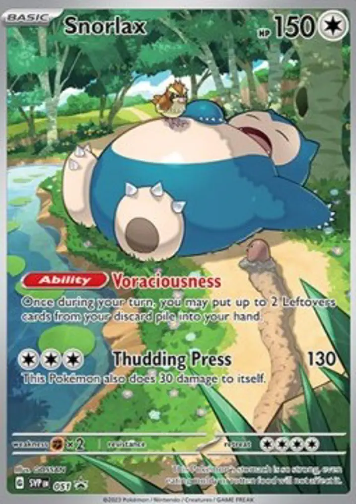 Snorlax  Single: Pokemon SV Black Star Promos Einzelkarte