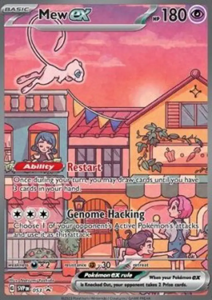 Mew ex  Single: Pokemon SV Black Star Promos Einzelkarte