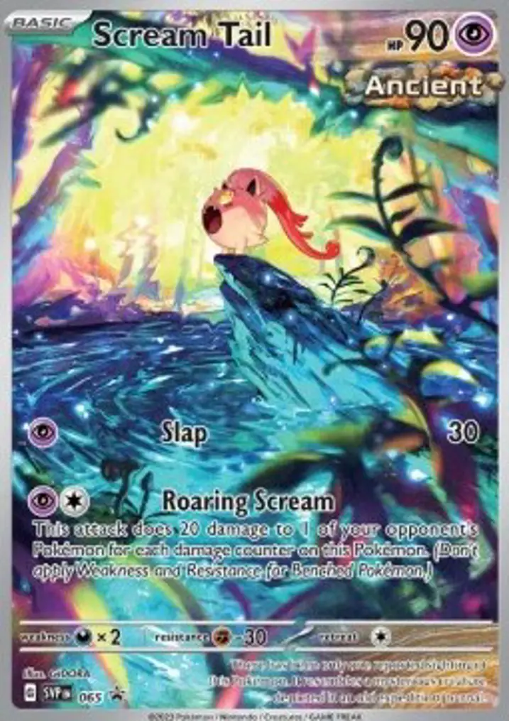 Scream Tail  Single: Pokemon SV Black Star Promos Einzelkarte