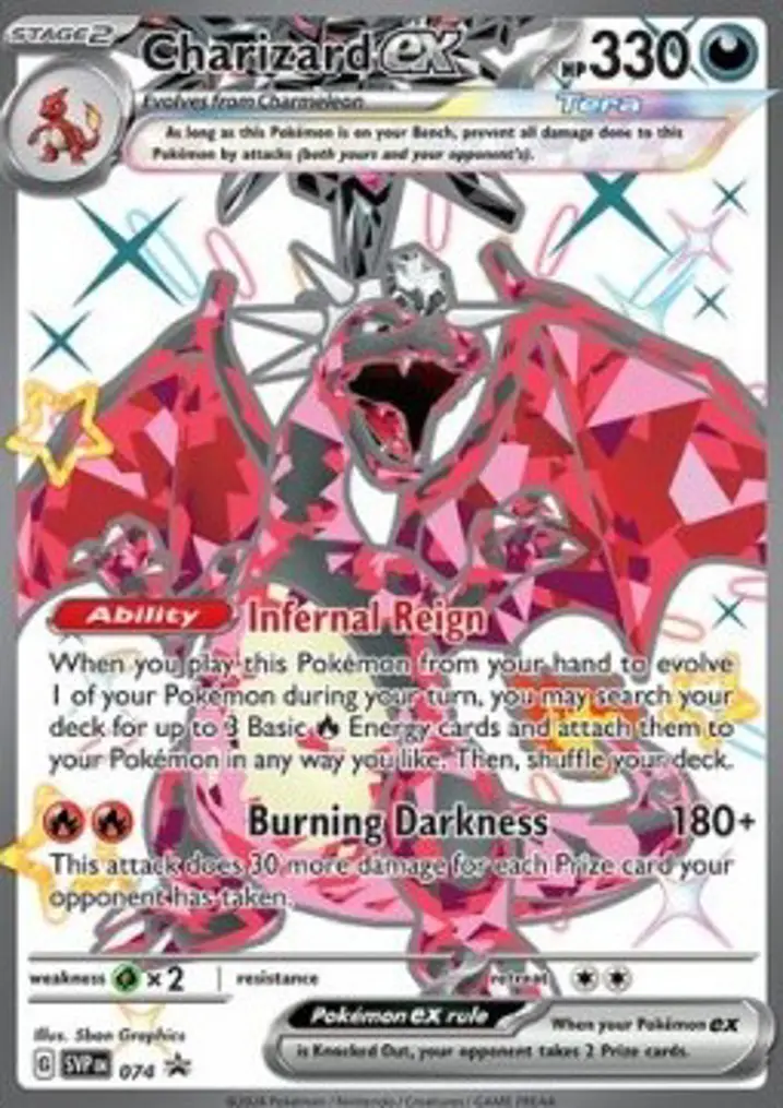 Charizard ex  Single: Pokemon SV Black Star Promos Einzelkarte