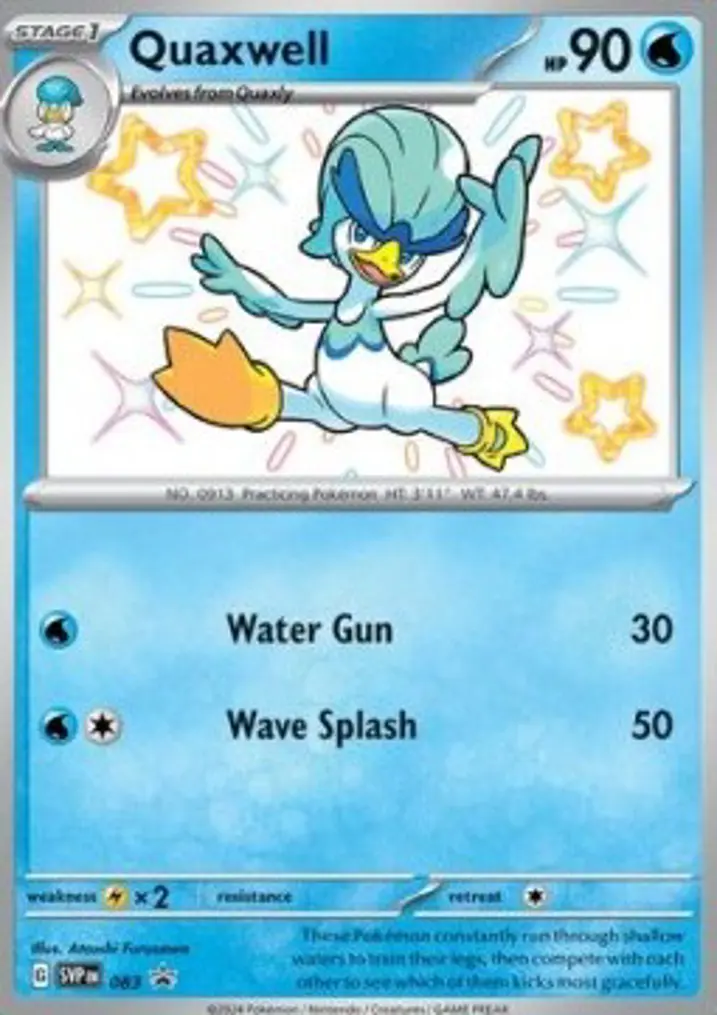 Quaxwell  Single: Pokemon SV Black Star Promos Einzelkarte