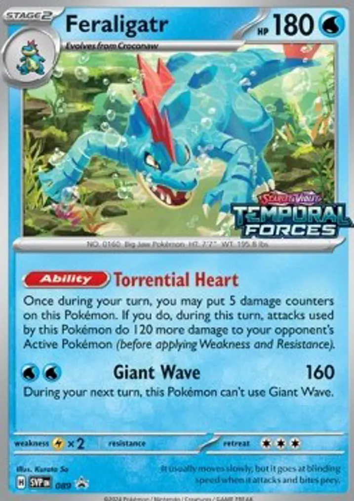 Feraligatr  Single: Pokemon SV Black Star Promos Einzelkarte
