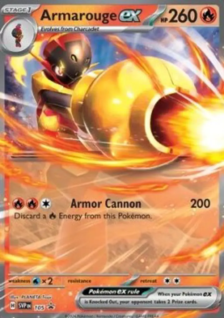 Armarouge ex  Single: Pokemon SV Black Star Promos Einzelkarte
