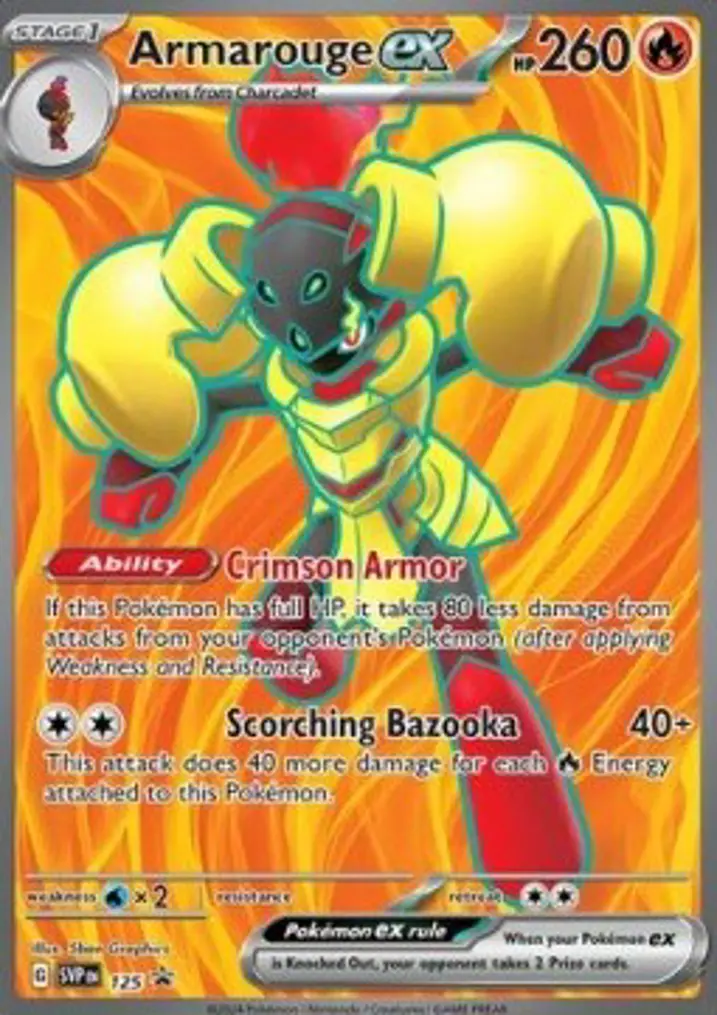 Armarouge ex  Single: Pokemon SV Black Star Promos Einzelkarte